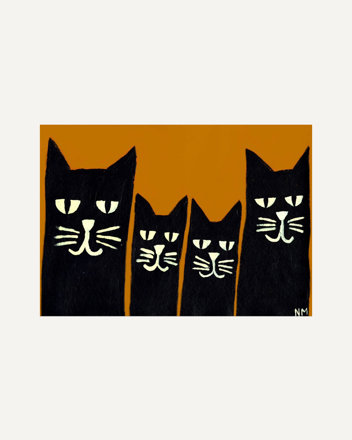 Black Cat Family ポスター | kobeya – kobeyA