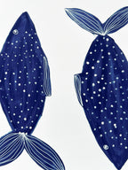 Three Blue Fish
