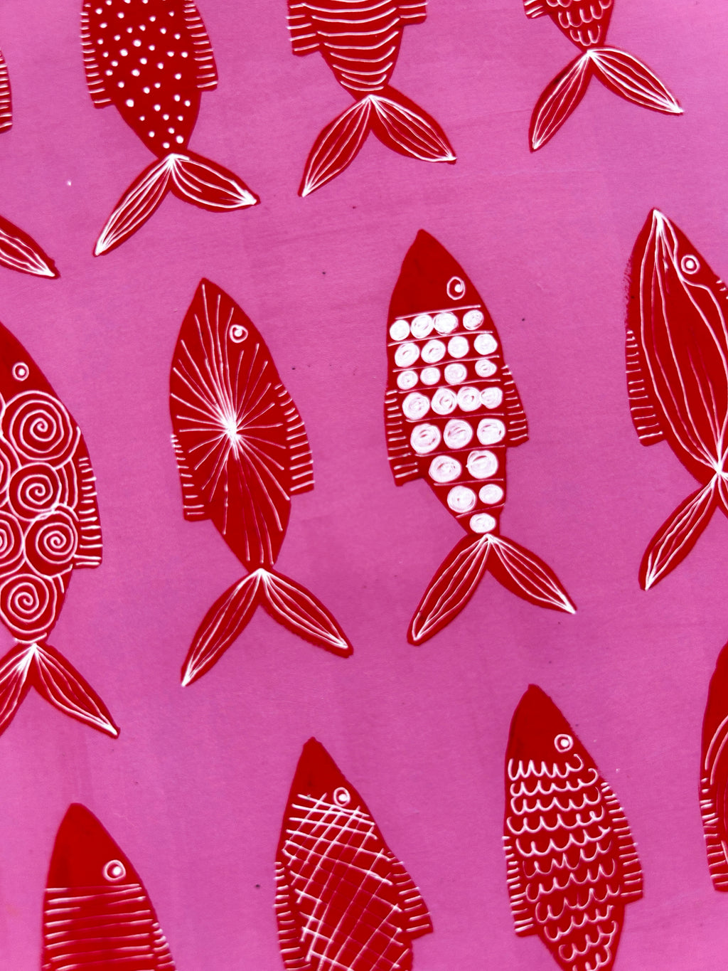 Twelve Red Fish