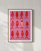 Twelve Red Fish