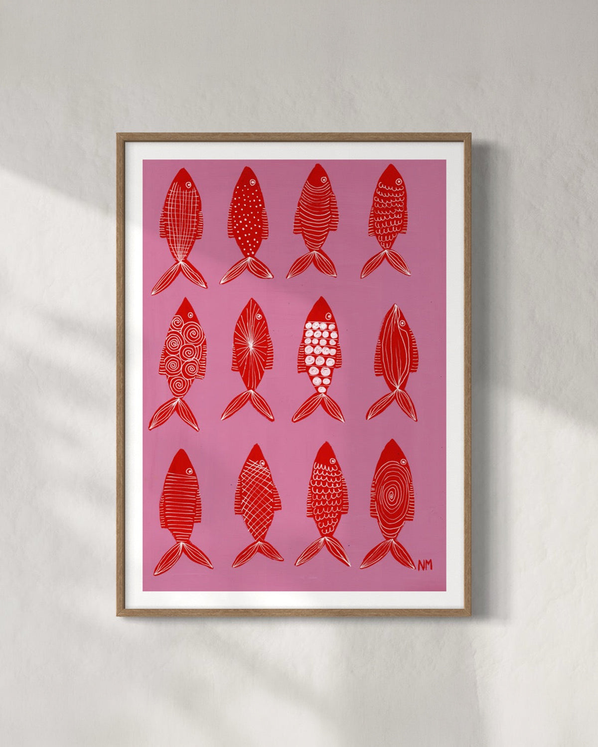 Twelve Red Fish
