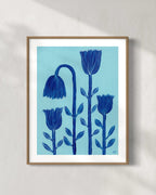 Four Blue Flowers